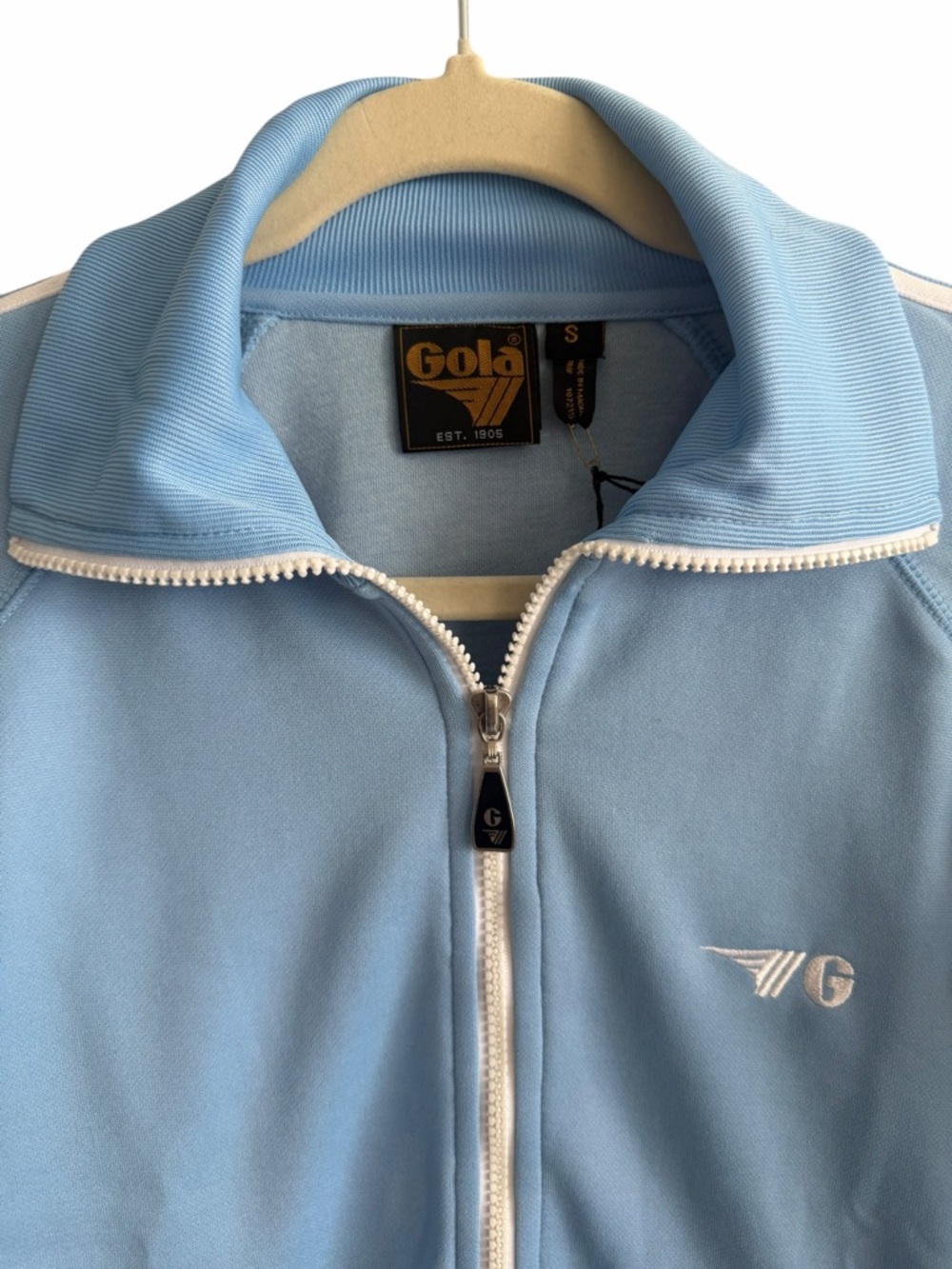 Gola Women’s Blue Retro Zip Track Jacket Size Small NWT - Picture 3 of 8